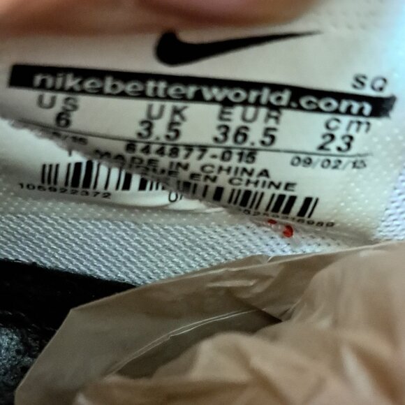 Size 6 Nike Dunk BRED Sky Hi Essential Wedge Heel Women 644877-015 Black Red - Picture 10 of 10